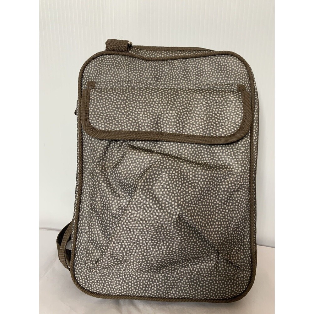 Brown Polka Dot 8x12 Crossbody Thirty-One